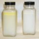 2 jars showing a shake test for emulsion properties